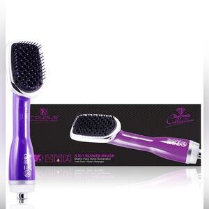 ROYALE Purple 3-in-1 Blower and dry brush. New Open Box. Never used once